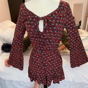 Long sleeve romper